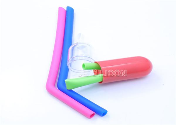 Buy cheap No Oxidation Straight Food Grade Silicone Straws Easy Use Dishwasher Safe from wholesalers