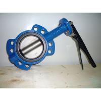 Buy cheap Integral Gluing Cast Iron Butterfly Valves Precise Geometric Size Reliable product
