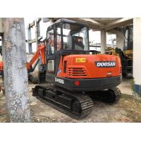 Buy cheap Compact Doosan DH55 Used Digger Doosan 5 Ton Excavator With ISUZU Engine product