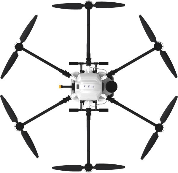 Electric Power Supply Agricultural Crop Sprayers Pesticide Spraying Drone for