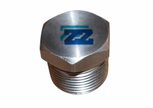 China Threaded Plug Hex Head NPT 1 / 2 Forged Pipe Fittings Male Thread Connection on sale
