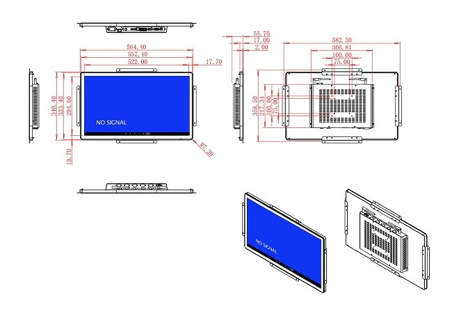 23.8-Inch Android All-in-One Solution for Smart Factory Interfaces, Retail Advertising Displays, Educational Systems, and Digital Signage