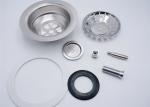 Buy cheap Kitchen Sink Drain Strainer Stainless Steel , Waterproof Sink Plug Strainer from wholesalers