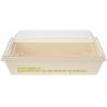 Buy cheap 20 Oz Short Flare Wooden Containers - Containers Sold Separately, Clear Plastic To Go Box Lids from wholesalers