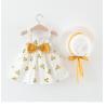 Buy cheap Summer New Children's Dress Clothing Girl Cute Cherry Sling Fruit Design Dress from wholesalers