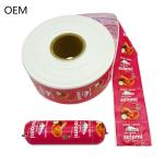 OEM sausage plastic casings food grade casings custom color printing logo