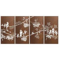 Buy cheap Outdoor Corrosion Resistant Corten Laser Cut Screens For Backyard product