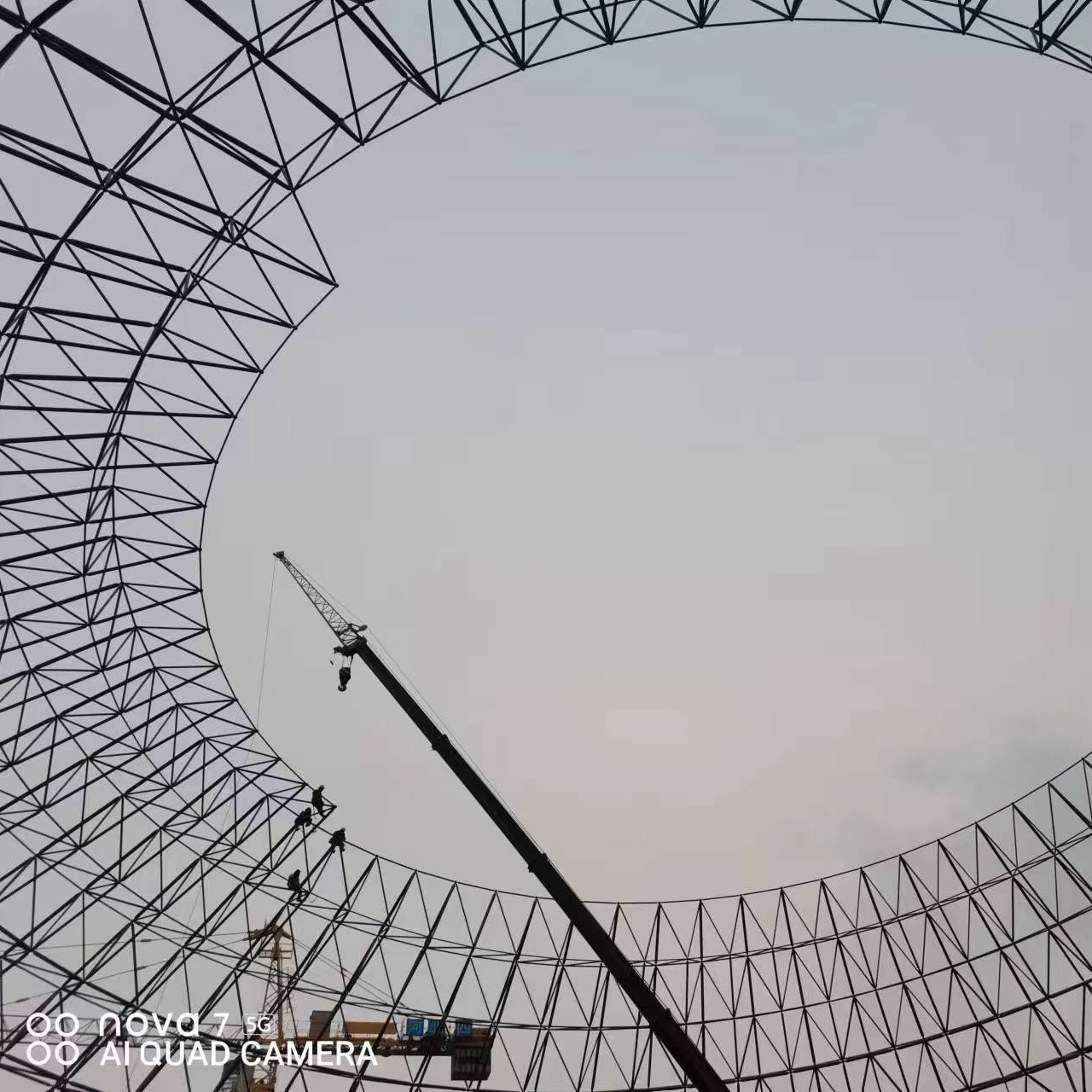 Q235 Prefabricated Light Steel Frame Building Structure School Construction Large Diameter