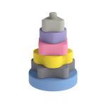 CE Educational Silicone Stacking Toys Creative Building Blocks SGS For Kids