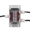Buy cheap IP65 Waterproof Cable Distribution Junction Box 100*68*50mm with Terminal Blocks 3 Ways Wall Mounting from wholesalers