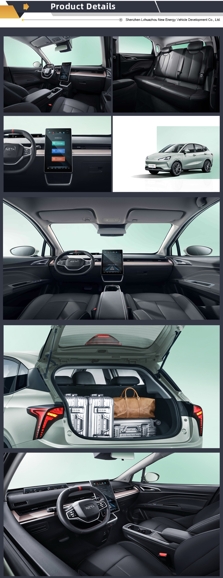 2024 Nezha V Electric SUV Car The Best Choice for Neta AYA 300km 401km Energy Vehicles