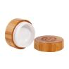 Buy cheap Cosmetic Packaging Wooden Cream Jar Empty Bamboo Plastic Jar from wholesalers