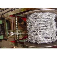 Buy cheap Zinc Plating Barbed Tape Wire , Steel Barbed Wire Roll 1.0-3.5mm Dia product