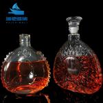 Customize Sealing Type 500ml 700ml 750ml Whiskey Glass Vodka Bottle Empty Spirit
