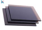 Smoke Gray Transparent Solid Polycarbonate Panel Plastic Roofing Sheet