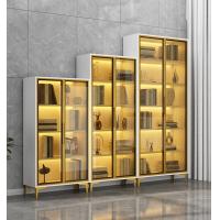 Buy cheap CCC Glass Door Bookcase Office Display Cabinet For Coffee Wine Bar product