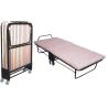 Buy cheap Hotel Fordable Extra Bed Easy to Move with Wheels Fold Up Metal Rollaway Bed from wholesalers