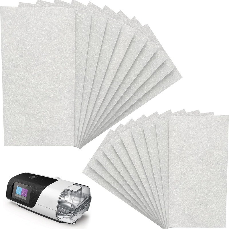 Cotton Disposable BV CPAP Filters White With 99.9% Filtration Efficiency
