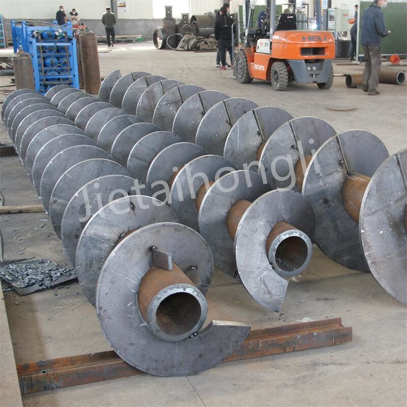 Flat Earth Conical Rock Drilling Auger Bucket Wrapped with aluminum film