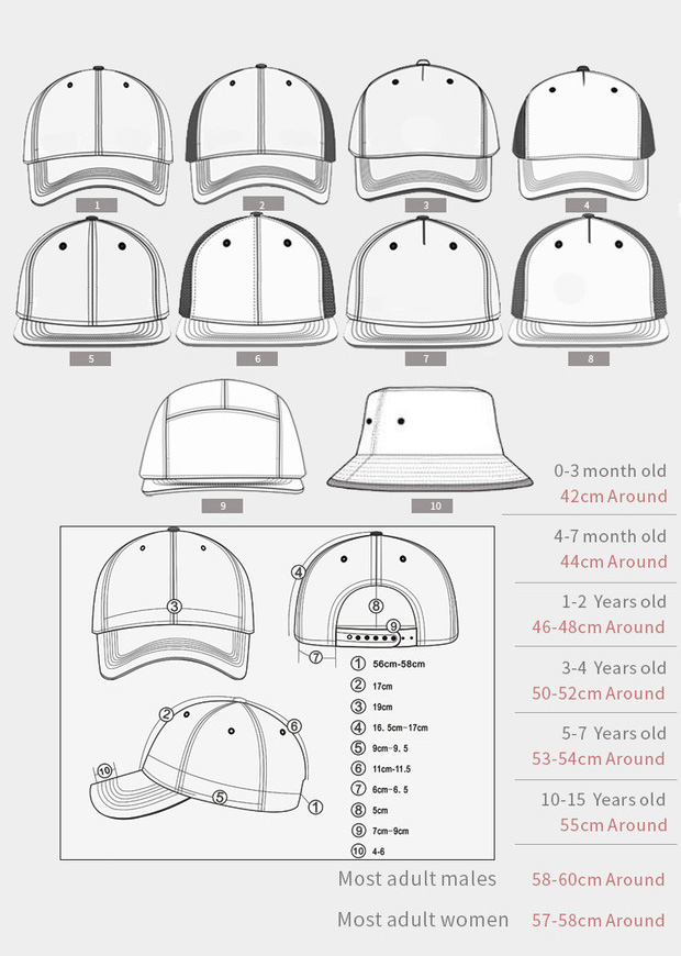 Metal Buckle Unisex Cotton Fisherman Bucket Hat 8cm Long Brim