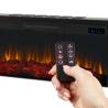 Buy cheap Electric Fireplace Cabinet with Firewood Storage and 100 BTU Heat Output Remote Control from wholesalers