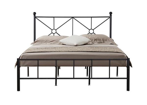 Buy cheap Bedroom 0.6mm Thickness 10.24inches Metal Double Bed from wholesalers