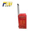 UV Coating Corrugated Box Trolley Easy Advertising With Long Patch Handles
