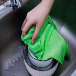 300gsm Reusable Cleaning Cloth 40X40CM Microfiber PP Scrubber Dish Washing Cloth