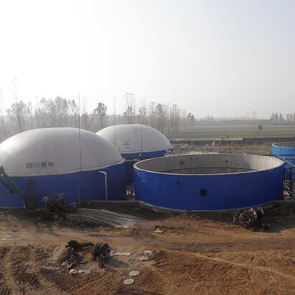 Buy cheap Top Mounted Double Membrane Biogas Storage Tanks For Anaerobic Digestion Plants from wholesalers
