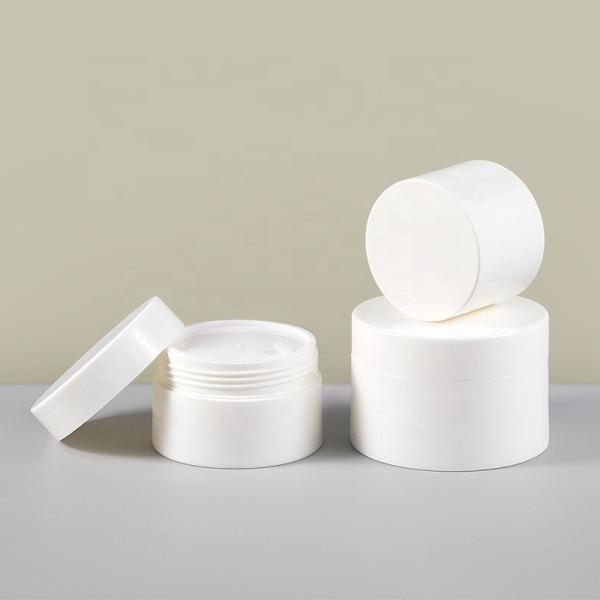 30g 50g 100g 120g 4oz Cream Packaging Clear Pet Plastic Cosmetic Jars With