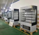 Open chiller showcase, drink open refrigerator