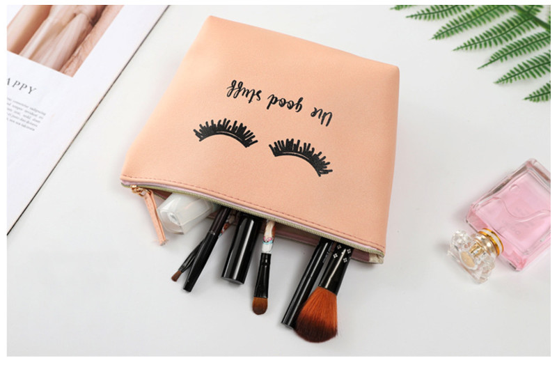 Water Resistant Cute Small Makeup Bag Nice Printing Cosmetic Bags Travelling