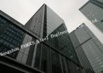 Double Silver Low-E Coating Film Glazed Stick-built System Glass Façade Curtain
