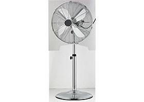 Buy cheap Decorative CE Vintage Looking Floor Fans , Chrome Living Room Floor Standing Fan from wholesalers