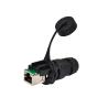 Buy cheap 4p 8p Waterproof Rj45 Coupler Connector Male Female Shielded Cat5e Cat6a Panel Mount Shell from wholesalers