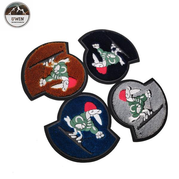 Buy cheap Ski Villain 3D Embroidery Patches Toothbrush Material Any Color Available from wholesalers