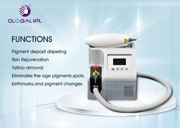 Professional YAG Laser Tattoo Removal Equipment 50/60HZ Air + Water Cooling