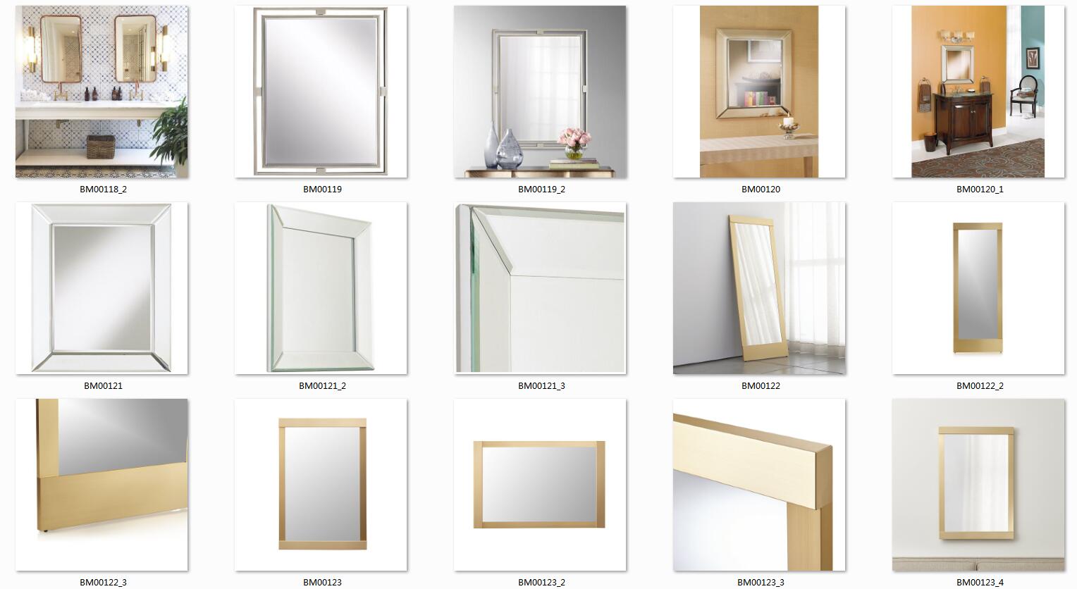 Rectangle Magnifying Makeup Lighted Mirror Wall Mount Blue Lighting