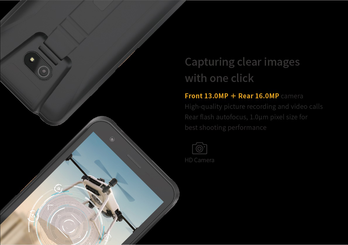 Handheld Industrial Scanner 5000mAh Battery 12 Hours Life Built-in NFC Android 4G PDA