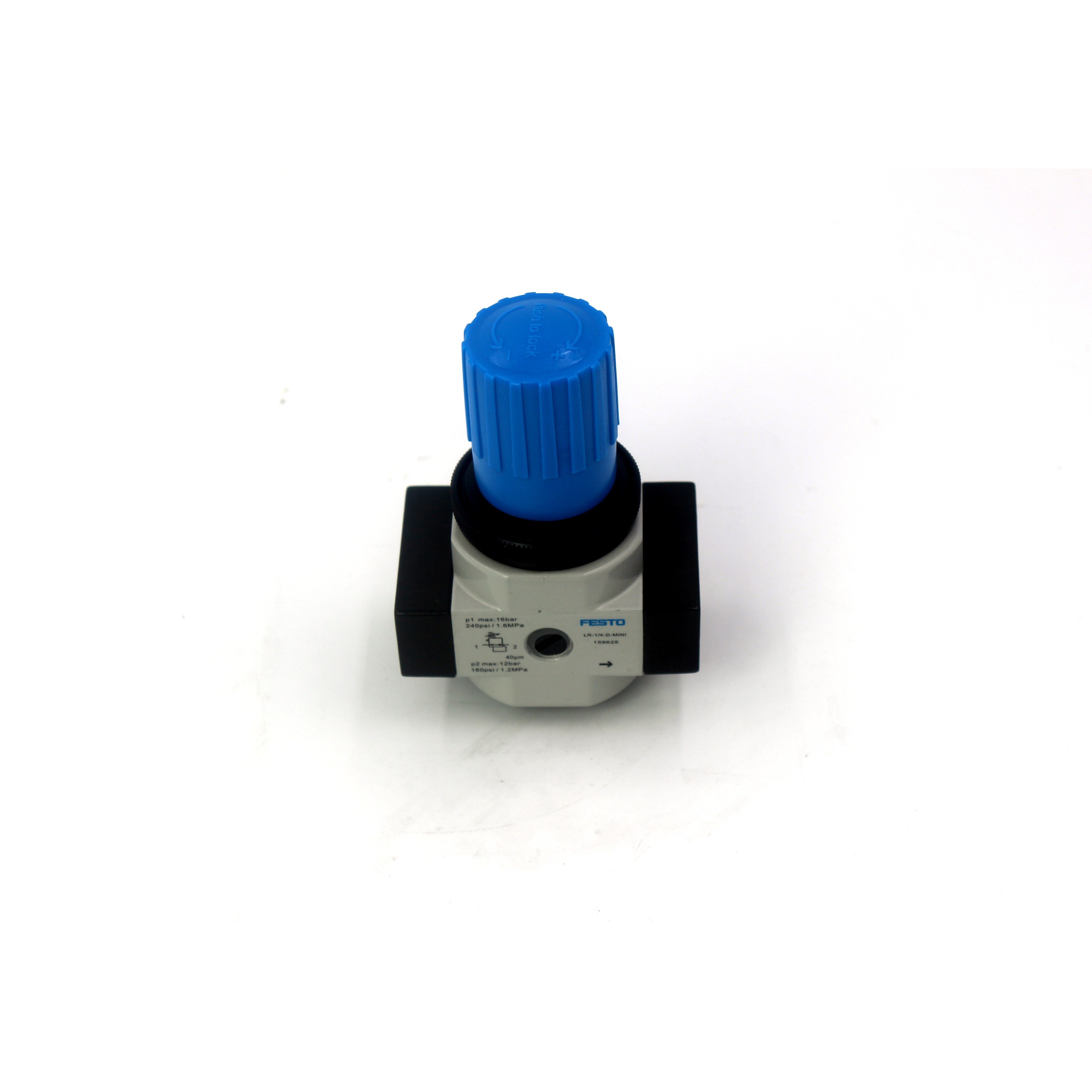 LR-1/4-D-MINI 159625 LR-1/4-D-MINI-MPA 8002275 FESTO Zinc Alloy Pressure Regulating Valve With Pressure Gauge 0.5-12 Bar
