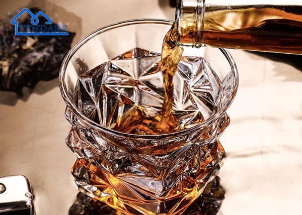 Buy cheap Customized Lead Free Crystal Liquor Glasses Clear For Drinking Creative Whiskey Glass Cup from wholesalers