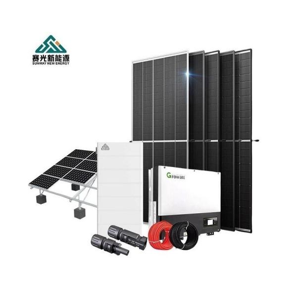 Buy cheap 6kw 10kw Solar Panel System For Home Lead Acid Gel Battery CE Certificated from wholesalers
