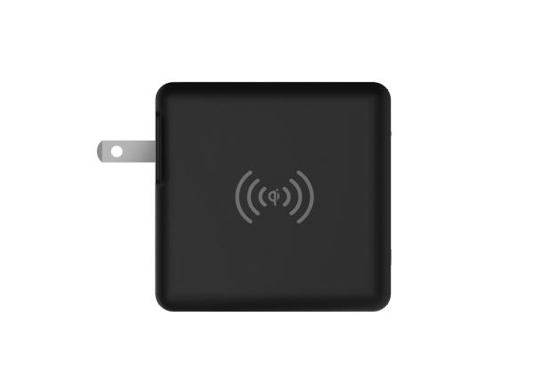 Buy cheap Dual Ports 8000mAh Fast Charge Wireless Charger Power Bank from wholesalers