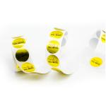 Waterproof Personalised Metallic Stickers Hot Stamping Labels For Nail Polish