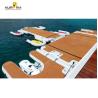 Buy cheap Fire Retardant Inflatable Floating Dock Mat Leisure Water Floating Platform For Lake from wholesalers