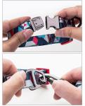 Waterproof Training Designer Dog Pet Collars Print Pattern Bulk Retractable Para