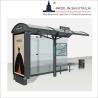 Buy cheap Galvanized 8mm Glass DC24V Bus Stop Waiting Shed from wholesalers