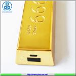 2016 new design power bank 6666mah Golden fashion smartphone charger