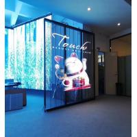 Buy cheap Transparent LED video wall commercial advertisment on glass wall etc product