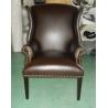 Buy cheap wooden frame fabric/PU dining chair A-521 from wholesalers